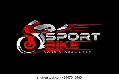 diseño de emblema del logotipo del equipo motosport club 