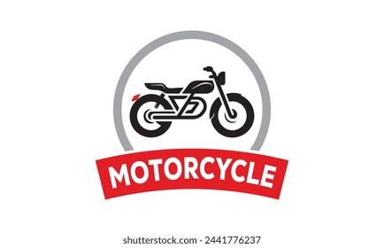 Motorbike race icon race motorcycle vector logo design sport biker minimalist modern template