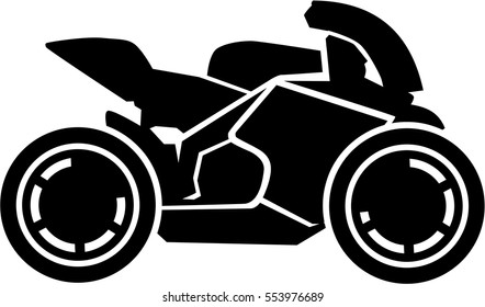 Motorbike racing bike