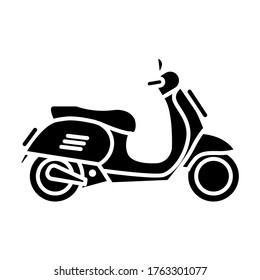 Motorbike, scooter icon vector design - vehicle icons