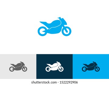 Motorbike sign - motorcycle symbol icon