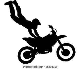 Motorbike stunt