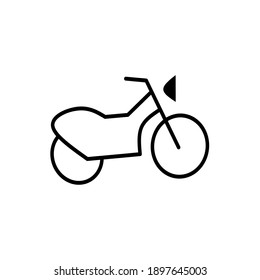 motorbike symbol icon vector illustration