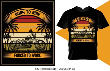 Motorbike t-shirt design and motorcycle t-shirt design vector biker motorcycle t shirt design