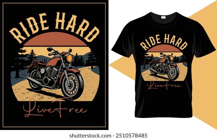 Motorbike t-shirt design and motorcycle t-shirt design vector biker motorcycle t shirt design