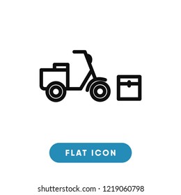 Motorbike vector icon
