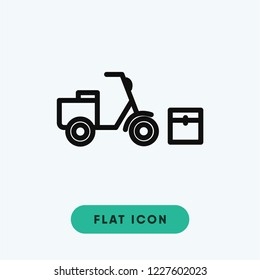 Motorbike vector icon