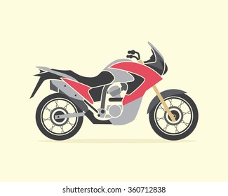Motorbike. Vector illustration.