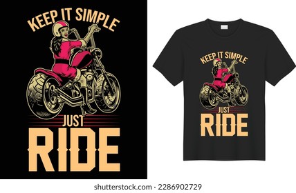 Motorbike vector t-shirt design with helmet, motorbike and piston.Biker vintage tee for old boys dark and light backgrounds.Motorcycle illustration black, light t-shirt design.Motocross graphic set.