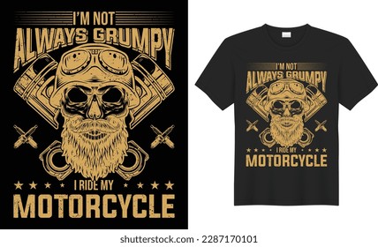 Motorbike vector t-shirt design with helmet, motorbike and piston.Biker vintage tee for old boys dark and light backgrounds.Motorcycle illustration black, light t-shirt design.Motocross graphic set.