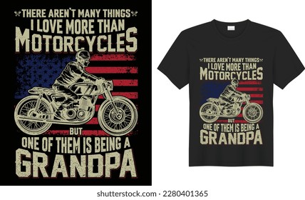 Motorbike vector t-shirt design with motorbike and piston.Biker vintage tee for old boys with dark and light backgrounds.Motorcycle illustration black, light t-shirt design.Motocross sport graphic set