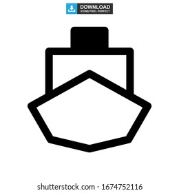 motorboat icon or logo isolated sign symbol vector illustration - high quality black style vector icons

