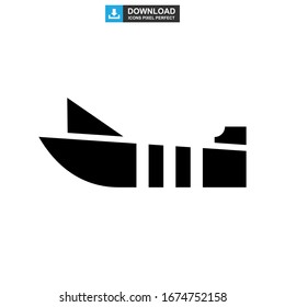 motorboat icon or logo isolated sign symbol vector illustration - high quality black style vector icons
