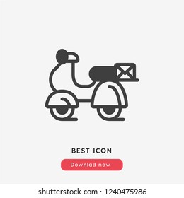 Motorbyke icon vector