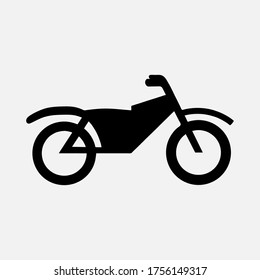 Motorcross Icon Vector Illustration Logo Template