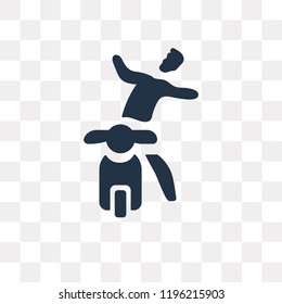 motorcycle accident vector icon isolated on transparent background, motorcycle accident transparency concept can be used web and mobile