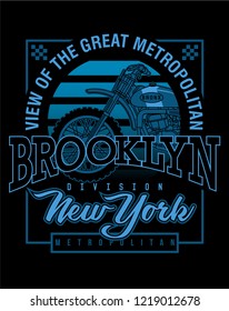 motorcycle art design,vector graphic illustration