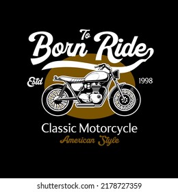 motorcycle artwork for tshirt design
