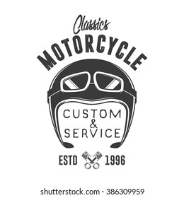 Motorcycle badge