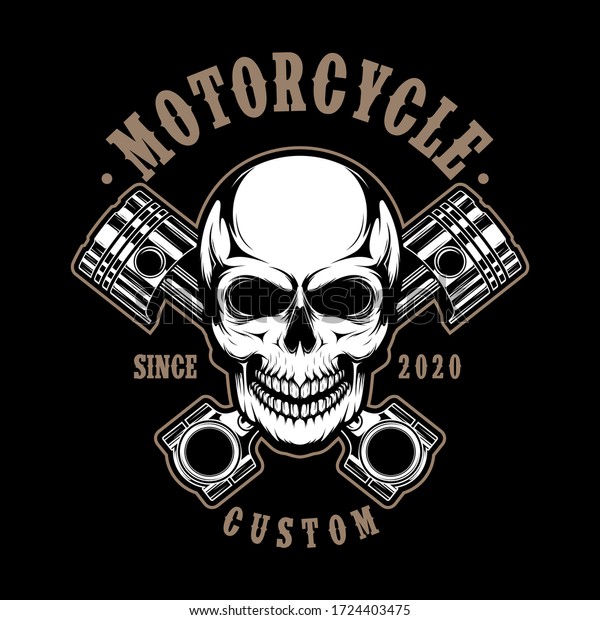 Motorcycle Badges Vector Vector That Detailed Stock Vector (Royalty ...