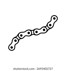 Motorcycle or bicycle chain vector illustration design