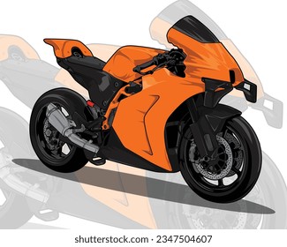 Motorcycle Big bike or super bike.
