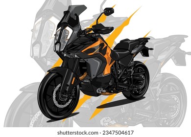 Motorcycle Big bike or super bike.