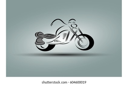 Motorcycle bike logo