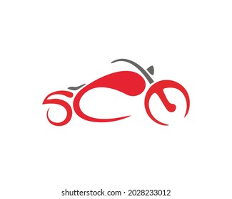 Motorcycle and bike logo vector illustration editable automotive logo and icon design.