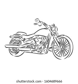 Motorcycle Drawing Images, Stock Photos & Vectors | Shutterstock