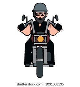 Motorcycle biker design