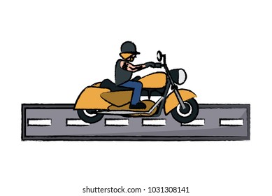 Motorcycle biker design