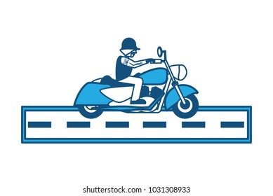 Motorcycle biker design