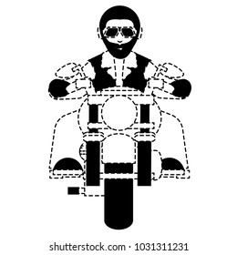 Motorcycle biker design