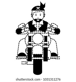 Motorcycle biker design