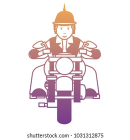 Motorcycle biker design