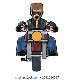 Motorcycle biker design