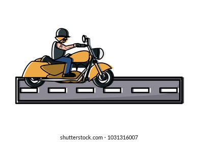 Motorcycle biker design