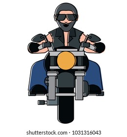 Motorcycle biker design