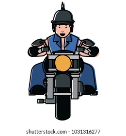 Motorcycle biker design