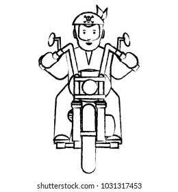 Motorcycle biker design