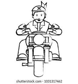 Motorcycle biker design