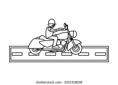 Motorcycle biker design