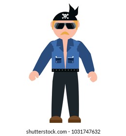 Motorcycle biker design