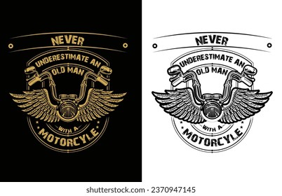 Motorcycle Biker fashion Typography, t-shirt apparel stamp, sticker emblem, typography print, fabric cloth. Gothic Calligraphy. California Hipster retro badge. Vector