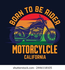 Motorcycle Biker fashion Typography, t-shirt apparel stamp, sticker emblem, typography print, fabric cloth. Gothic Calligraphy. California Hipster retro badge. vintage racing  club  Vector  design 