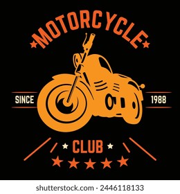 Motorcycle Biker fashion Typography, t-shirt apparel stamp, sticker emblem, typography print, fabric cloth. Gothic Calligraphy. California Hipster retro badge. vintage racing  club  Vector  design 