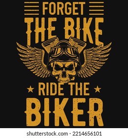 Motorcycle Biker Tshirt Design Vector Design 