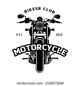 Motorcycle Bikers Club Logo, company logo design idea, vector illustration