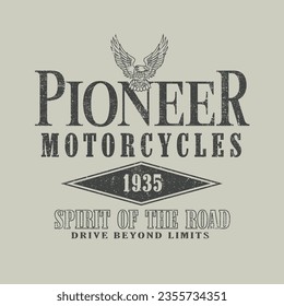 Vector gráfico del logotipo del automóvil de motocicleta